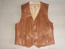 Gilet cuir vintage MARLBORO