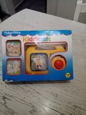  Fisher Price Vintage Jouet  musical Carry cubes. kiddicraft 