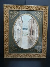 Tableau Ancien Aquarelle sous