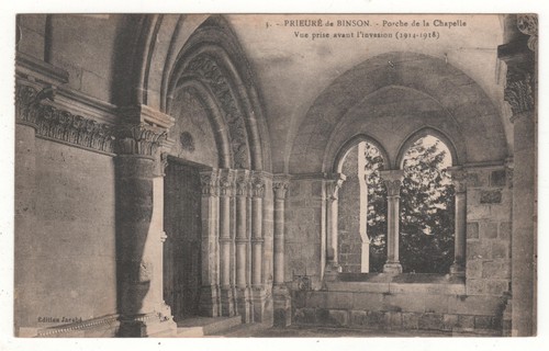 Cpa prieuré de binson - binson,