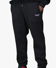 Milano Di Rouge Lux Lennox Sweatpants Velour Lining Mens Medium Black