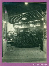 PHOTO VINTAGE 1930,  GARAGE