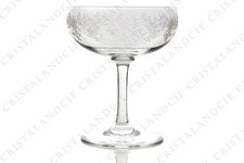 Sévigné Champagne Cup by Baccarat. Champagne saucer Sévigné by Baccarat