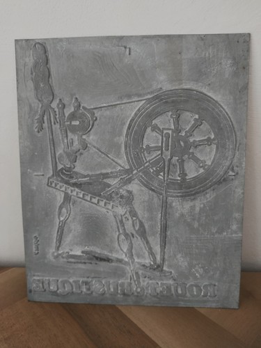 Plaque métal ancienne - métal,