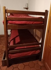 Lits superposés en chêne