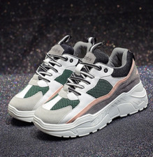 Baskets sneakers plateforme compensées épaisses no name femme dad shoes x