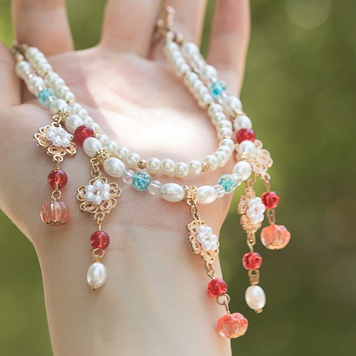 Filles bijoux collier perlé - filles,