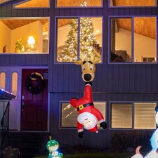 Renne gonflable de Noël de