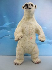 FIGURE ANIMAL COLLECTION SCHLEICH 1993 POLAR BEAR +/- 10cm x 5cm