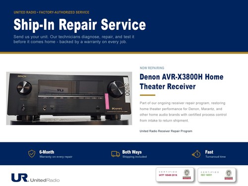 Repair service for denon - service,