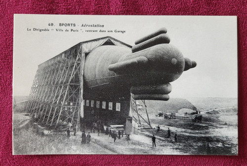 Carte postale dirigeable le - postale,
