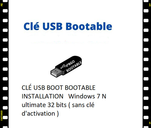 Clé usb boot bootable - usb,