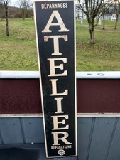 Plaque metal enseigne Atelier