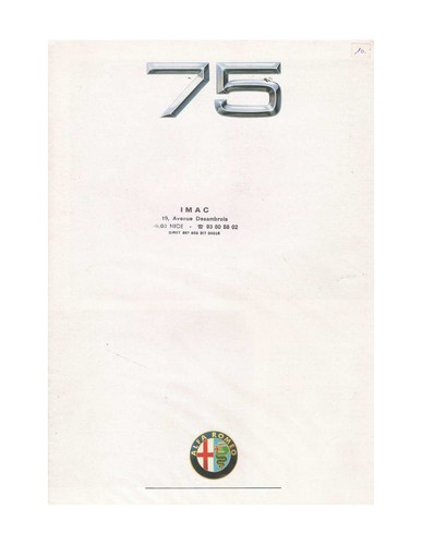 Brochure alfa romeo - brochure,