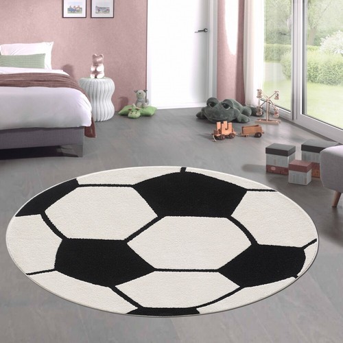 Tapis rond football - tapis, souple