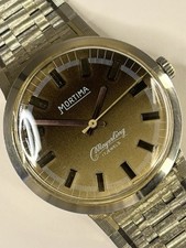 MORTIMA Mayerling Vintage 1960’s *RARE DIAL* Men’s Manual Gold Dress Watch