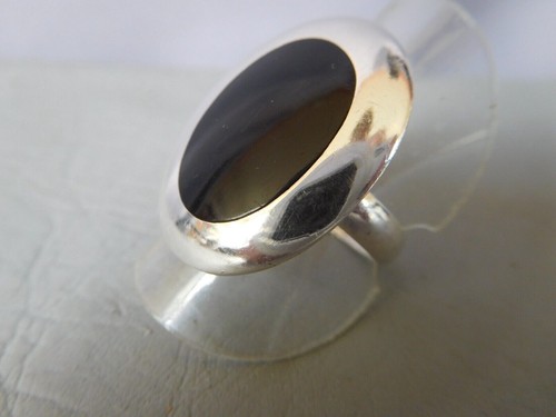 Bague anneau ovale - , résine