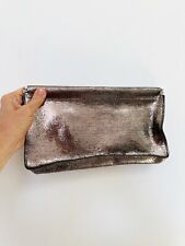 Designer Jerome Dreyfuss One Size Clic Clac Style Metallic Women's Clutch Bag