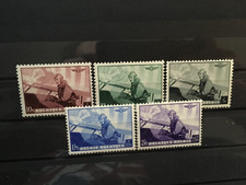 belgique 1938 cob 466 à 470 neuf avec charnière