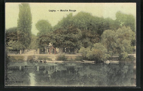 Cpa lagny moulin rouge - moulin,