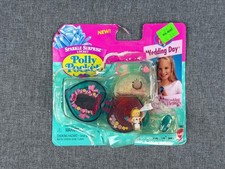 Polly Pocket Sparkle Surprise Locket Wedding Day 1996 #16823 - OPENED COMPLETE
