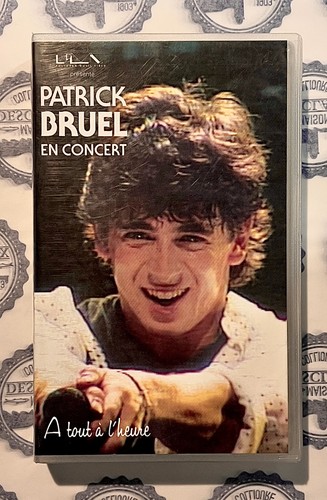 Vhs patrick bruel - vhs, -patrick