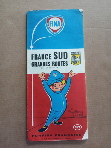 Carte routière fina - fina, 1960
