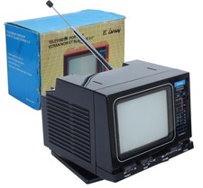 Lansay TV506  Ancien mini Téléviseur 1988° Portable   (Réf#G-374)