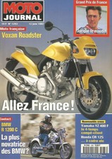 MOTO JOURNAL N°1283 VOXAN ROADSTER / BMW R1200 C / YAM YZ 400F / HONDA CR 125