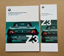 BMW Z3 Roadster and Z3 M Roadster Brochure - 1999 - Mint