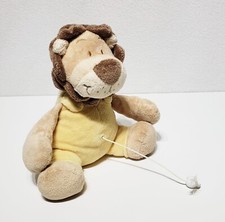 Rare HTF Noukie's Pull Cord Lullaby Lion Baby Stuffed Plush Animal Friend 8" EUC