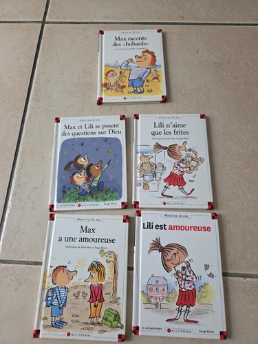 Lot livres max lili - max,