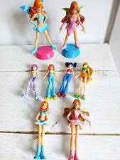 Winx club figurines Stella Bloom Musa Tecna Flora Rainbow 2006 collège Alfea