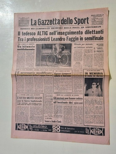 Gazzetta dello sport août - dello,