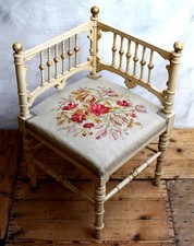 Antique French Corner Chair