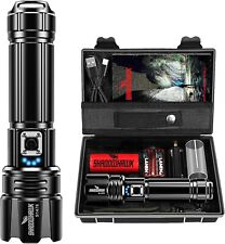 Shadowhawk Lampe Torche LED Ultra Puissante, 500000 Lumens Lampe de Poche Rechar