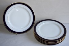 6 assiettes plates porcelaine