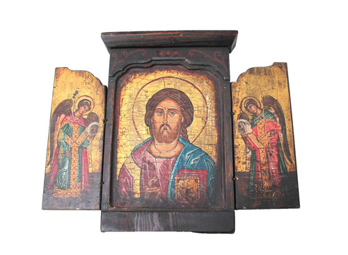 Triptyque bois - en,