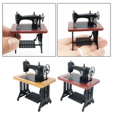 Machine à coudre de meubles de maison de poupée miniature Creative bricolage