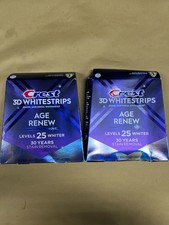 2 New Crest 3D Whitestrips Age