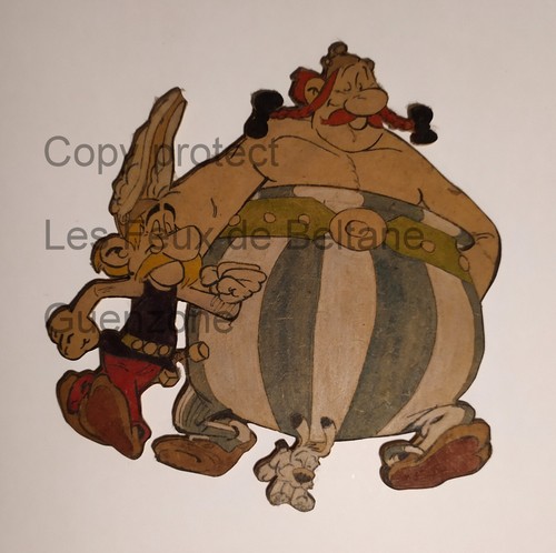 Plaque asterix obelix - plaque,