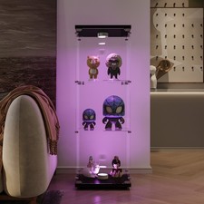 Vitrine en verre avec