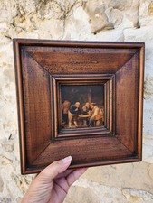 tableau ancien marron foncé