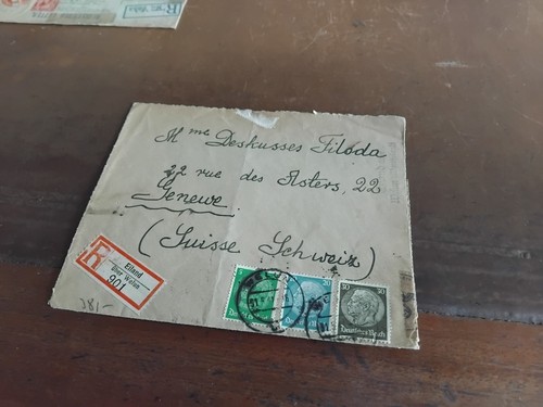 Enveloppe timbres allemands - ,