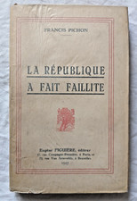 La République a fait faillite