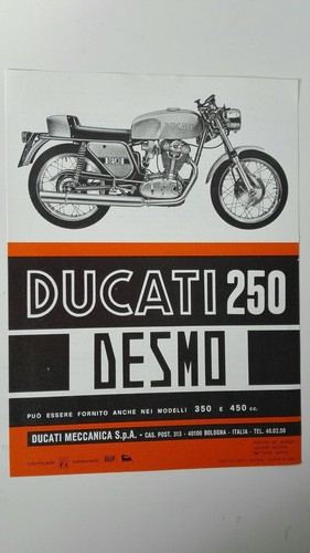 Ducati 250 desmo - ducati, 1969