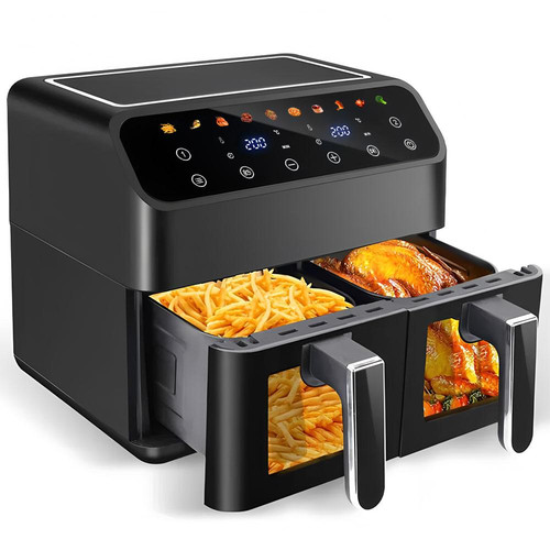 Air fryer avec 10 - 5l+5l,