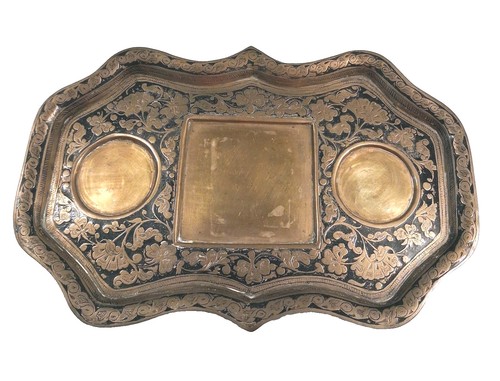 Plateau pour encrier vide - plateau,