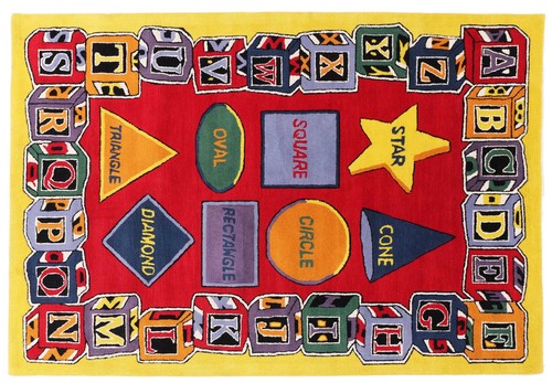 Tapis enfant géométrie - enfant,