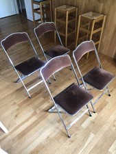 Lot 4 chaises pliantes Opéra
